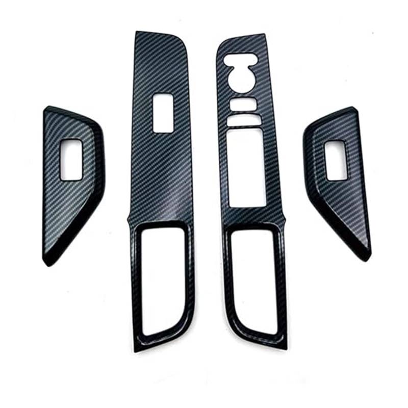 Für T&oyota Für Stepwgn 2022 2023 Lifter Button Switc Auto Kohlefaser Fenster Glasabdeckung Trim Tür Armlehne Panel Autoverkleidung von XGHGZPLPYG