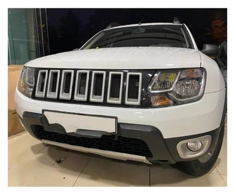 Vorderer Stoßfängerspoiler Für Dacia Für Duster Für Je&ep Für Style 2009-2017 Grill Car Body Kit Seitenschweller Ersatz Frontstoßstange Spoiler Lip Set von XGHGZPLPYG