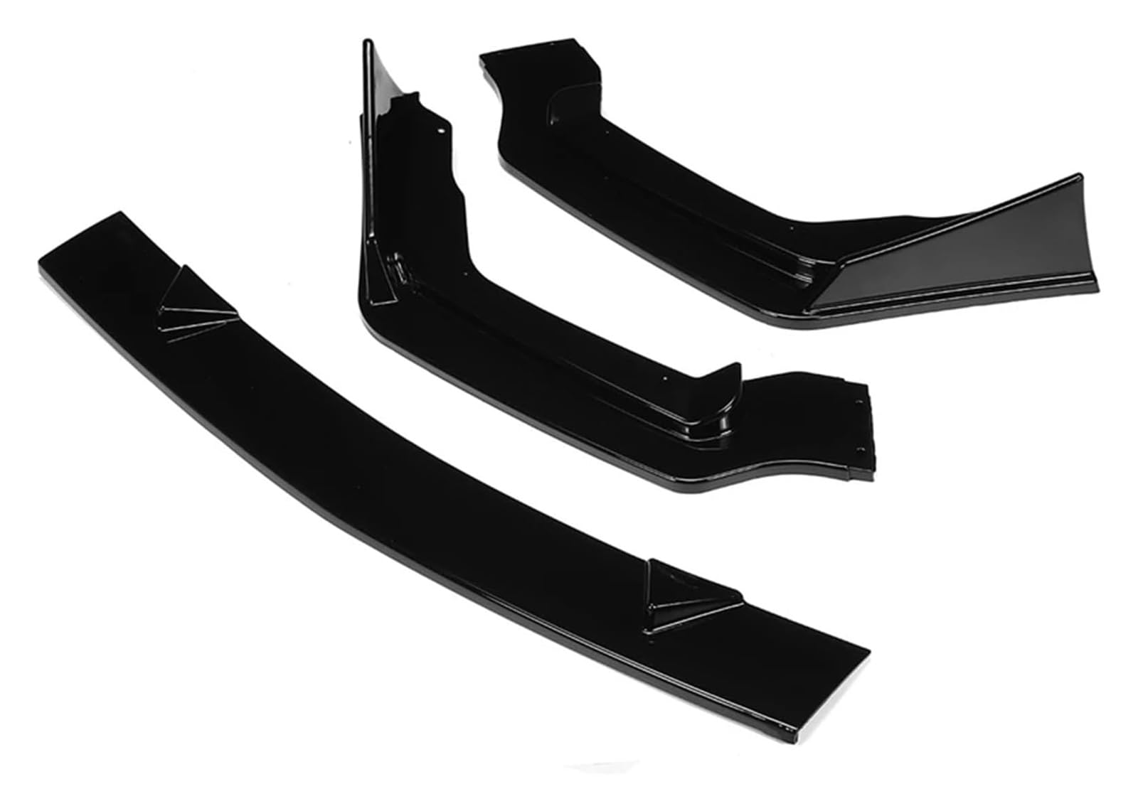 Vorderer Stoßfängerspoiler Für Infiniti Q50 Für Standard Für Sport Version 2014-2017 Lip Spoiler Splitter Diffusor Schutz Schürze Body Kit Auto Front Stoßstange(Glossy Black) von XGHGZPLPYG
