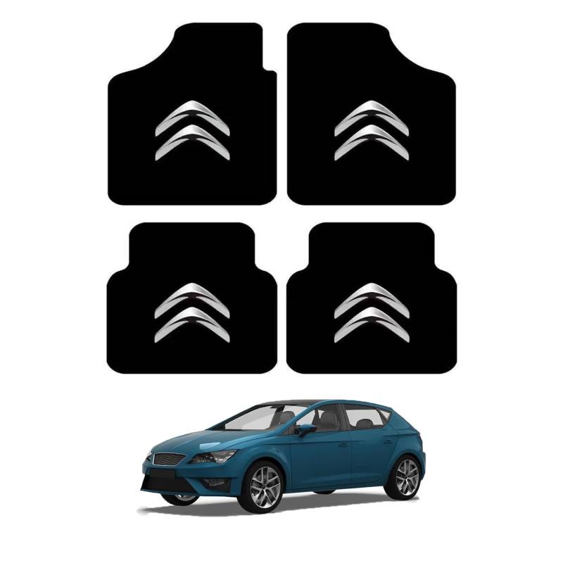 4 pcs Auto Fußmatten, für Citroen DS9 2021-2023 Velours Auto fußmatten Satz Kristall Samt Automatte Anti Schmutz Matte von XGIXG