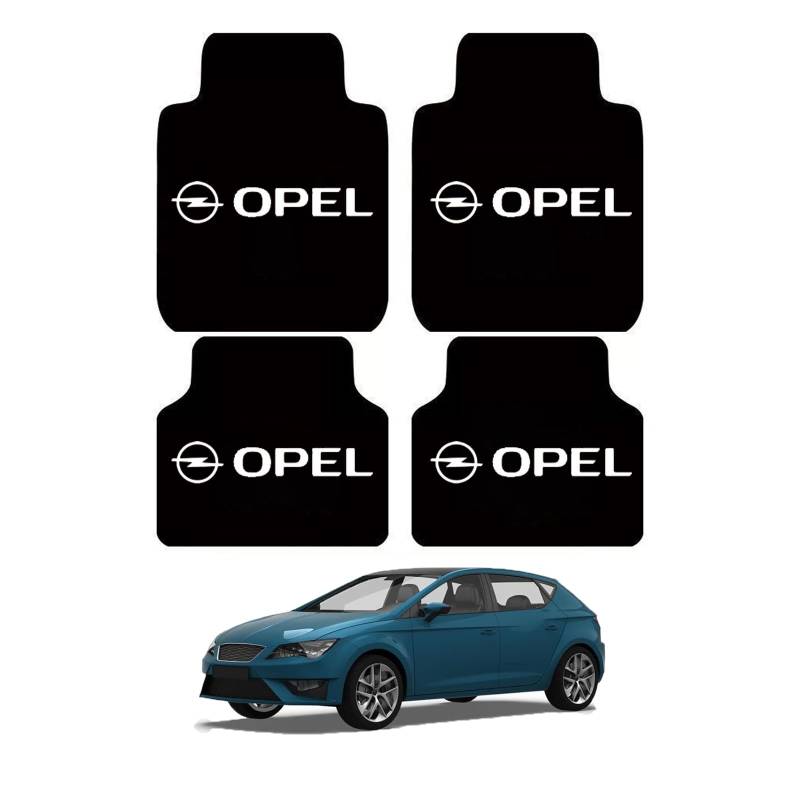 4 pcs Auto Fußmatten, für Opel Grandland Hybrid 2021-2023 Velours Auto fußmatten Satz Kristall Samt Automatte Anti Schmutz Matte von XGIXG