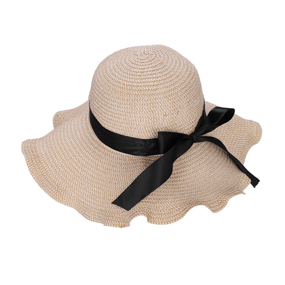 XGOPTS Sonnenhut UV Schutz Sommerhut mit Schleife Strohhut mit Welliger Rand Hut Sonnenschutz Faltbar Strandhut Groß Krempe Atmungsaktiv Schlapphut Sommer Urlaub Damenhut Reise Outdoor XGOPTS Sonnenhut UV Schutz Sommerhut mit Schleife Strohhut mit Welliger Rand Hut Sonnenschutz Faltbar Strandhut Groß Krempe Atmungsaktiv Schlapphut Sommer Urlaub Damenhut Reise Outdoor von XGOPTS