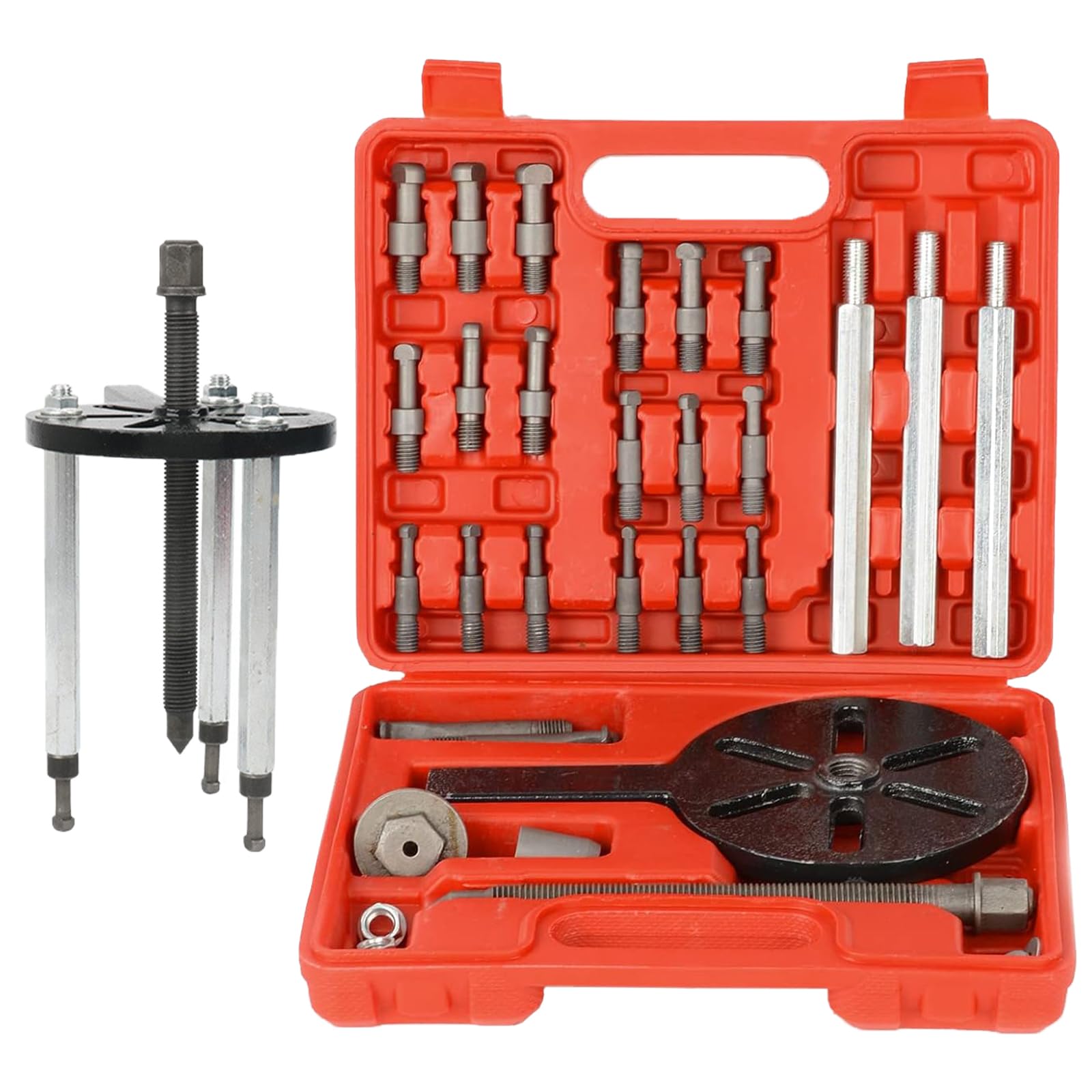 XHYASD 21 in 1 Lagerabzieher Set, Universalradlager Abzieher Werkzeug mit Spannzangen in 6 Größen, Innenlager Abzieher Trennsatz mit 3 Backen XHYASD 21 in 1 Lagerabzieher Set, Universalradlager Abzieher Werkzeug mit Spannzangen in 6 Größen, Innenlager Abzieher Trennsatz mit 3 Backen von XHYASD
