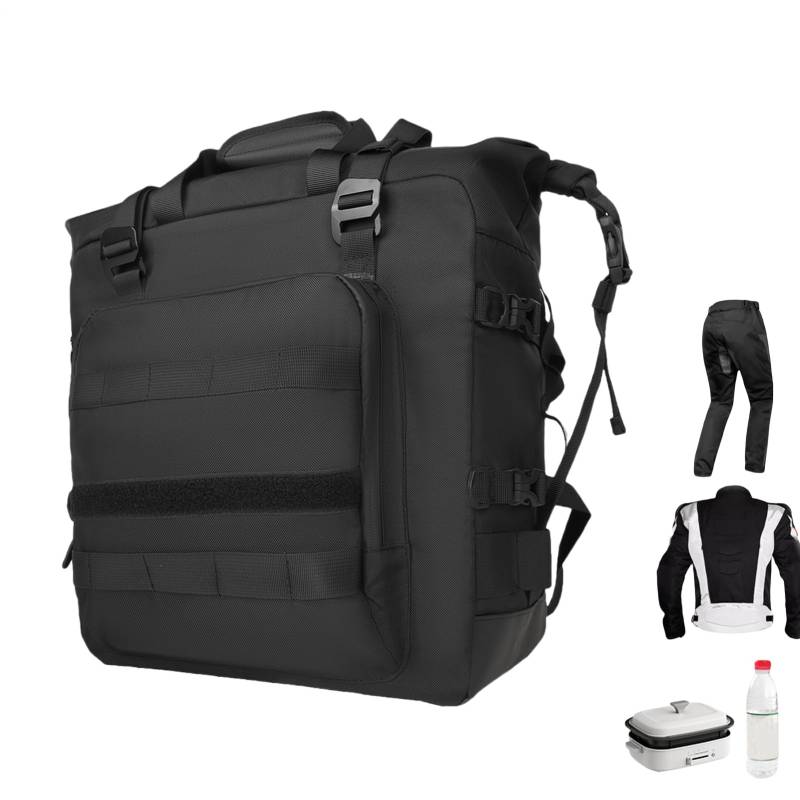 XIAOXIAOYU Motorrad Seitentasche - Staufächer - 30L Großes Fassungsvermögen Motorrad Seitengepäck wasserdichte Satteltasche Für Sport Enduros Und Offroad-Motorräder von XIAOXIAOYU