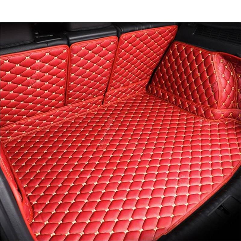 Kofferraummatte Für Hyundai Für Tucson 2021 2022 2023 Auto Vollständige Abdeckung Stamm Matte Auto Boot Abdeckung Pad Cargo-Liner Innen Schutz Zubehör Kofferraum Schutzmatte(Red) von XIAOYANS