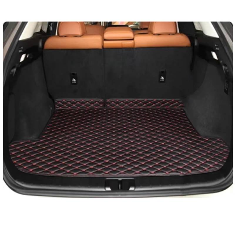 Kofferraummatte Für Lexus RX AL20 ALA10 2016 2017 2018 2019 2020 2021 2022 2023 2024 Auto Stamm Haupt Matte Wasserdicht Anti Scratch Nicht-Slip Schützen Abdeckung Kofferraum Schutzmatte(B-Black red) von XIAOYANS