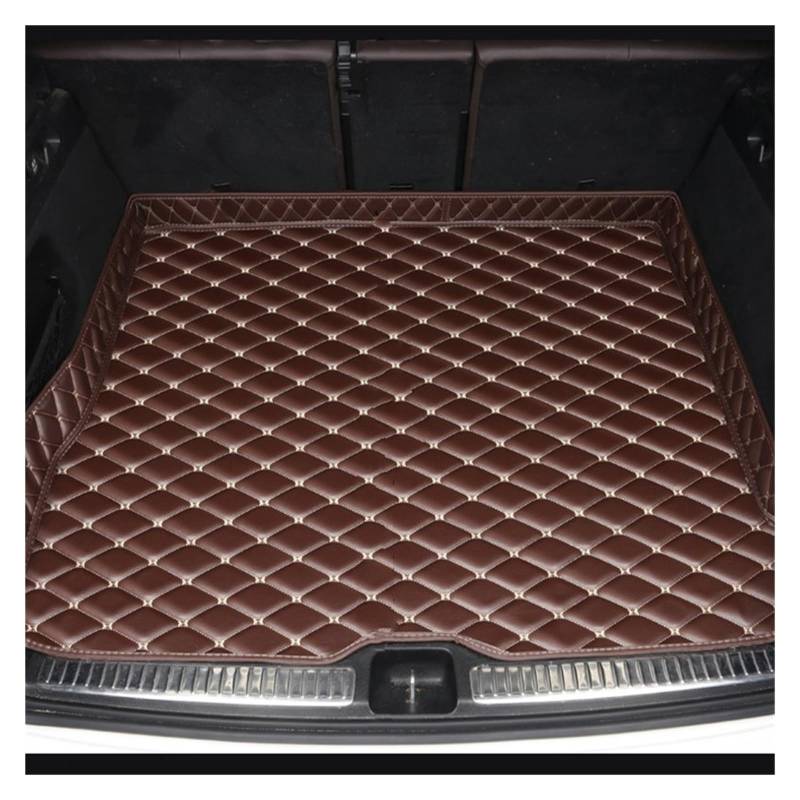 Kofferraummatte Für Toyota Für Corolla E210 2018 2019 2020 2021 Leder Kofferraum Matte Cargo-Liner Fach Boot Abdeckung Pad Dekoration Kofferraum Schutzmatte(F- Coffee) von XIAOYANS