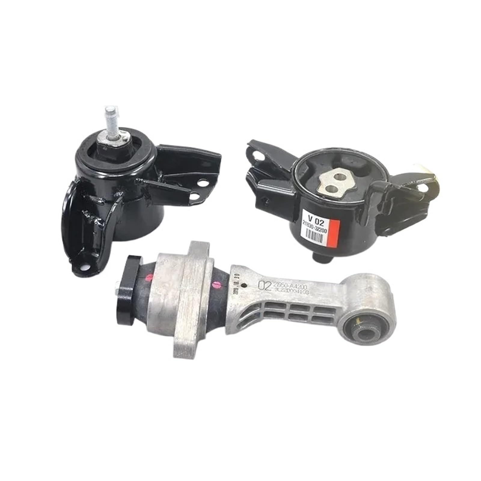 Motoraufhängung Für Kia Für Carens 2013 2014 2015 2016 2017 2018 Motorhalterungs-Isolator-Set 21950-A4200, 21830-3Z200, 21810-A4000 Motorteile von XIAOYANS
