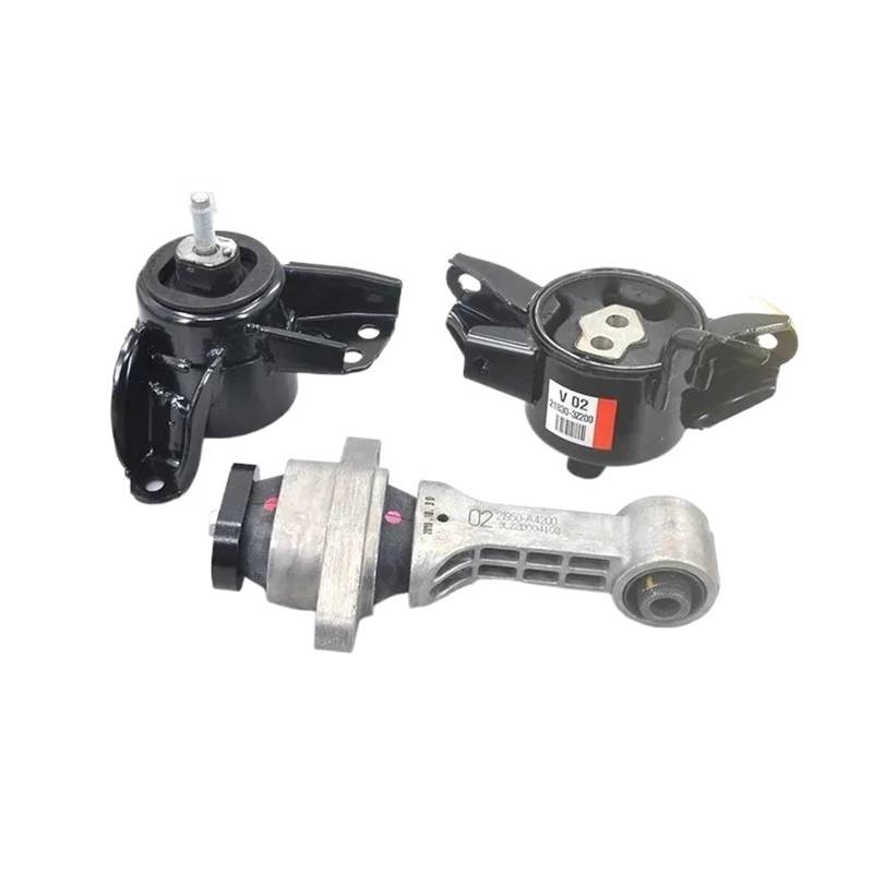 Motoraufhängung Für Kia Für Carens 2013 2014 2015 2016 2017 2018 Motorhalterungs-Isolator-Set 21950-A4200, 21830-3Z200, 21810-A4000 Motorteile von XIAOYANS