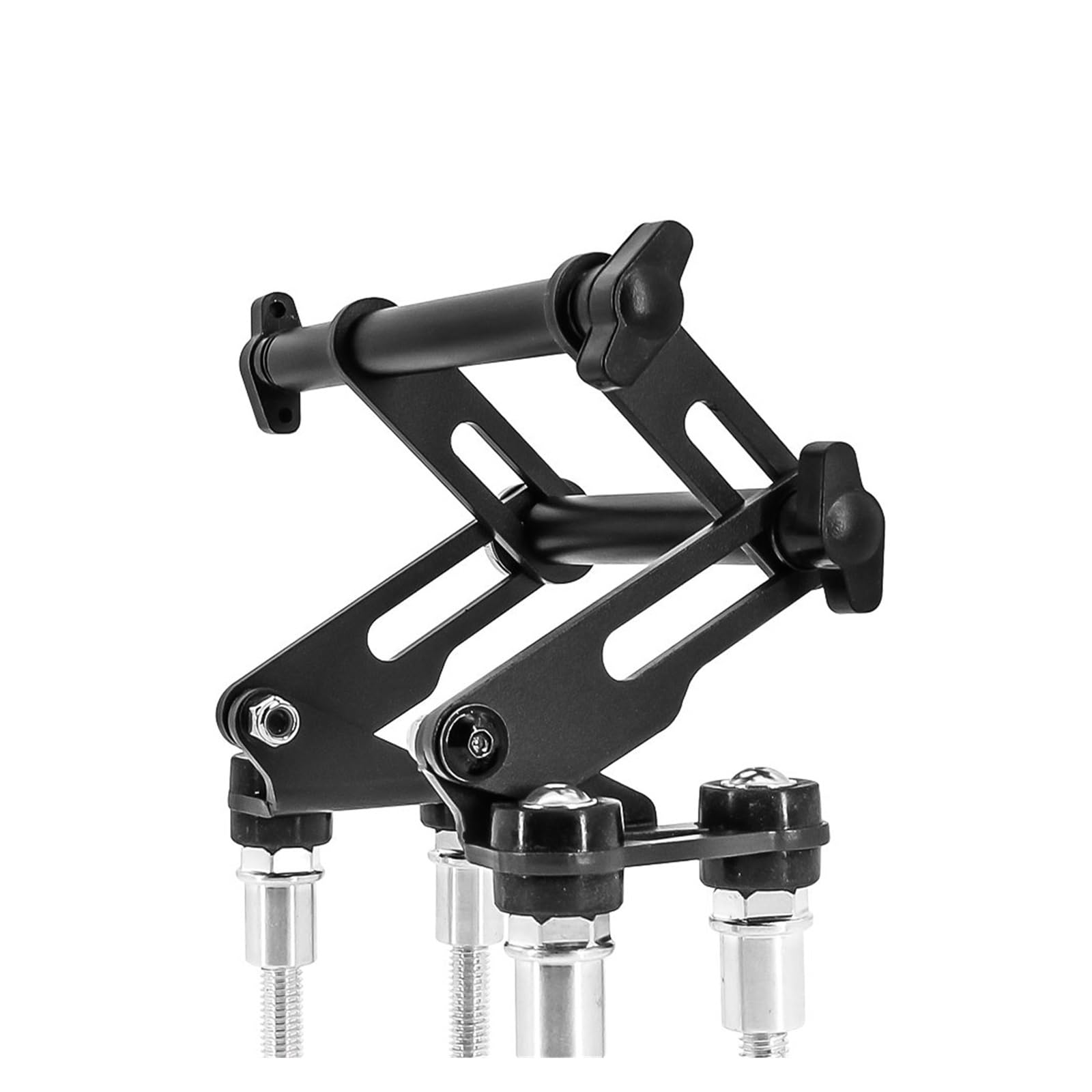 XIAOYANS Motorrad Handy halterungen Für F900R F900XR S1000R Motorrad Einstellbare Verlängern Ständer Halter Telefon Handy GPS Navigation Platte Halterung Handyhalter Motorrad(12MM Set C) von XIAOYANS