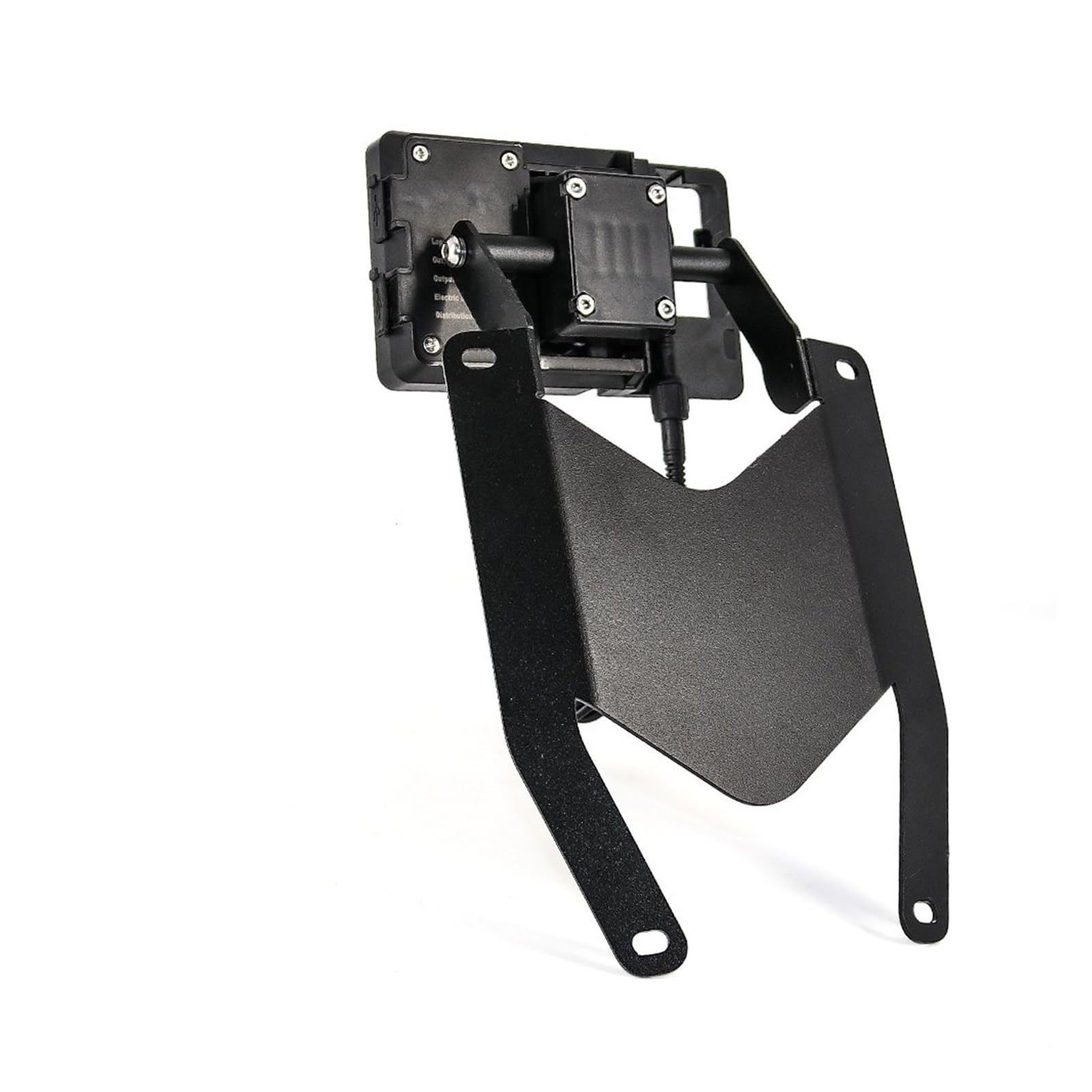 XIAOYANS Motorrad Handy halterungen Für MT07 Für Tracer 700 2016-2020 Motorrad Navigation Halterung Windschutzscheibe Ständer Halter Telefon Handy GPS Handyhalter Motorrad(USB Charging A) von XIAOYANS