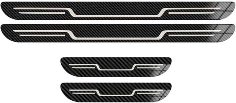 Auto-Außenschutz-Edelstahl-Trittblech Einstiegsleisten Türschweller für Nissan Qashqai J12 e-Power 2022 2023 2024 2025 2025, Türschwellenschutz Abnutzungsschutz Schwellen-Styling 4 Stück von XIAOYUN