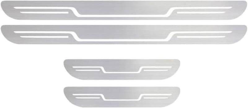 Auto-Außenschutz-Edelstahl-Trittblech Einstiegsleisten Türschweller für Volvo XC Classic 2014-2024, Türschwellenschutz Abnutzungsschutz Schwellen-Styling 4 Stück,C/Silver Brushed von XIAOYUN