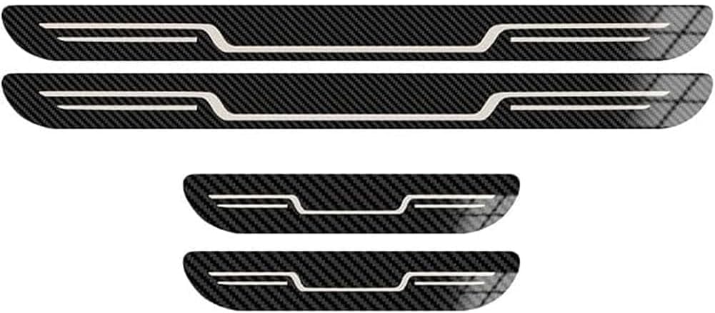 Auto-Außenschutz-Edelstahl-Trittblech Einstiegsleisten Türschweller für Volvo XC Classic 2014-2024, Türschwellenschutz Abnutzungsschutz Schwellen-Styling 4 Stück,E/Black Carbon Fiber Auto-Außenschutz-Edelstahl-Trittblech Einstiegsleisten Türschweller für Volvo XC Classic 2014-2024, Türschwellenschutz Abnutzungsschutz Schwellen-Styling 4 Stück,E/Black Carbon Fiber von XIAOYUN