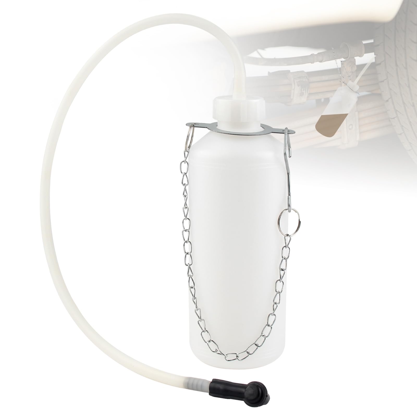 XIAQICA Bremsenentlüfter 1L Bremsenentlüftungsgerät Durchscheinend Bremsflüssigkeitsbehälter mit 60cm Schlauch und Universal Gummi-Adapter Bremsflüssigkeitswechselgerät für Autoreparatur XIAQICA Bremsenentlüfter 1L Bremsenentlüftungsgerät Durchscheinend Bremsflüssigkeitsbehälter mit 60cm Schlauch und Universal Gummi-Adapter Bremsflüssigkeitswechselgerät für Autoreparatur von XIAQICA