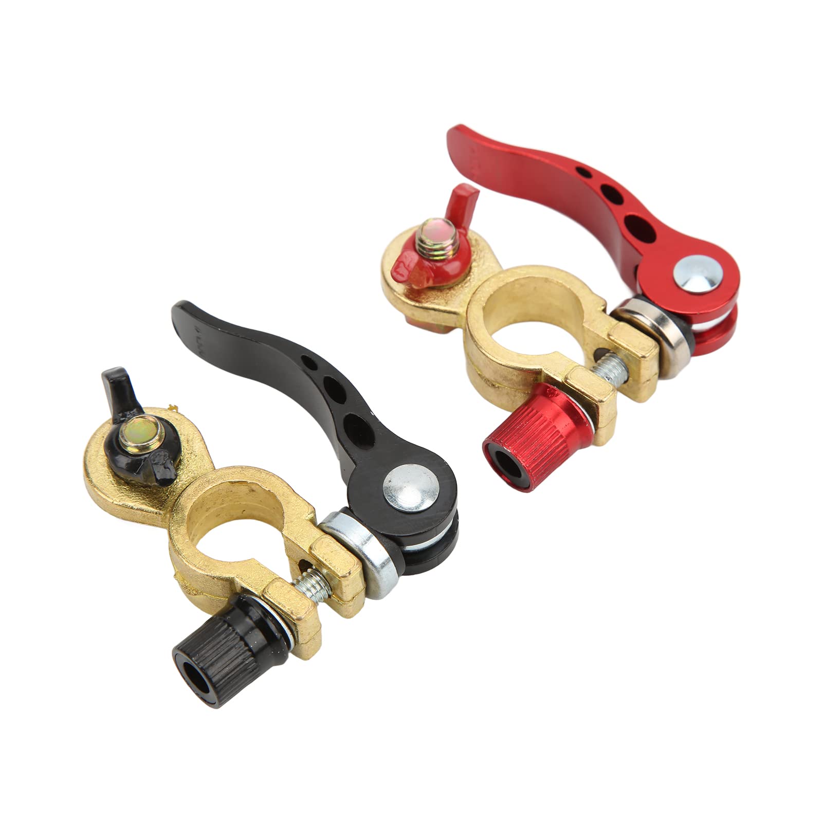 XIASABA 2PCS Batterie Schnellfreisetzungsanschluss 16 18 mm positiv negativer Universalanschluss ideal für Automobile RVS Ships hoher Effizienz reines Kupferterminal mit XIASABA 2PCS Batterie Schnellfreisetzungsanschluss 16 18 mm positiv negativer Universalanschluss ideal für Automobile RVS Ships hoher Effizienz reines Kupferterminal mit von XIASABA