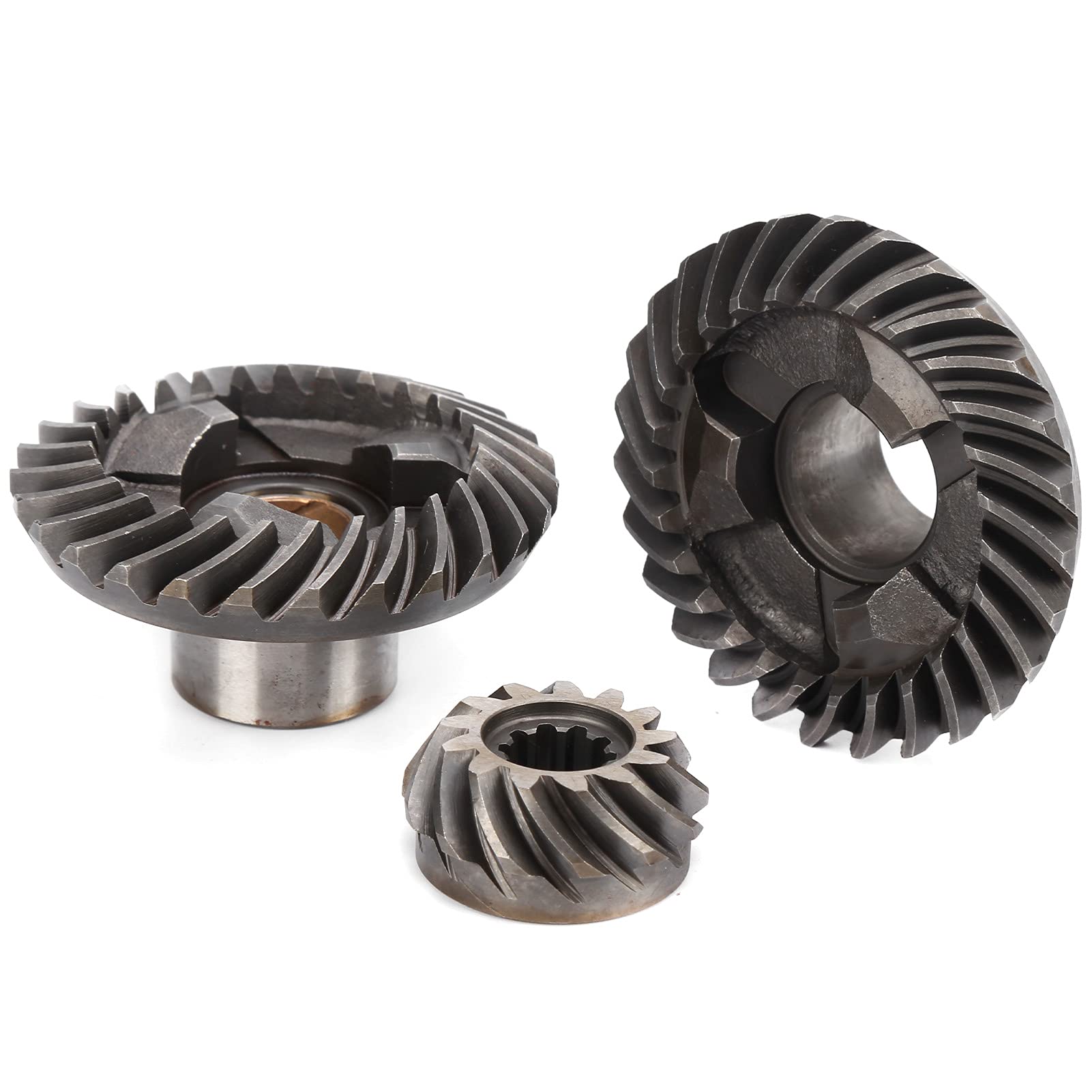 XIASABA 3PCS Marine Boat Motor Getriebe Spiral Kegel Kegelräder Set Außenborder Motor vorwärts und Rückwärtsgang T15 XIASABA 3PCS Marine Boat Motor Getriebe Spiral Kegel Kegelräder Set Außenborder Motor vorwärts und Rückwärtsgang T15 von XIASABA
