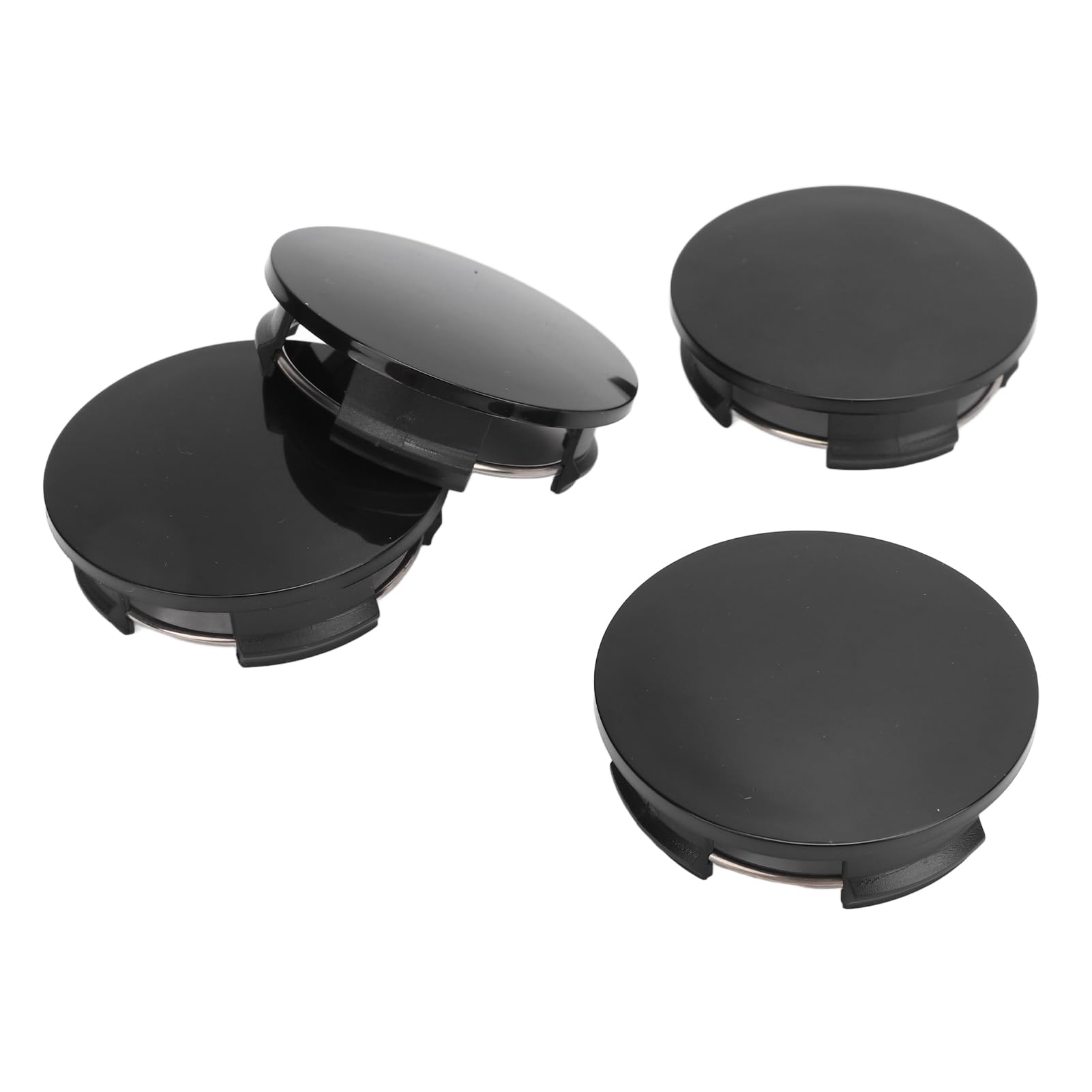 XIASABA 4 Stück Radkappen, Kunststoff, universelle Radkappenabdeckung im Carbonfaser-Stil, mit Metallklammern, 57 mm Außendurchmesser, verbesserte Haltbarkeit, sichere XIASABA 4 Stück Radkappen, Kunststoff, universelle Radkappenabdeckung im Carbonfaser-Stil, mit Metallklammern, 57 mm Außendurchmesser, verbesserte Haltbarkeit, sichere von XIASABA