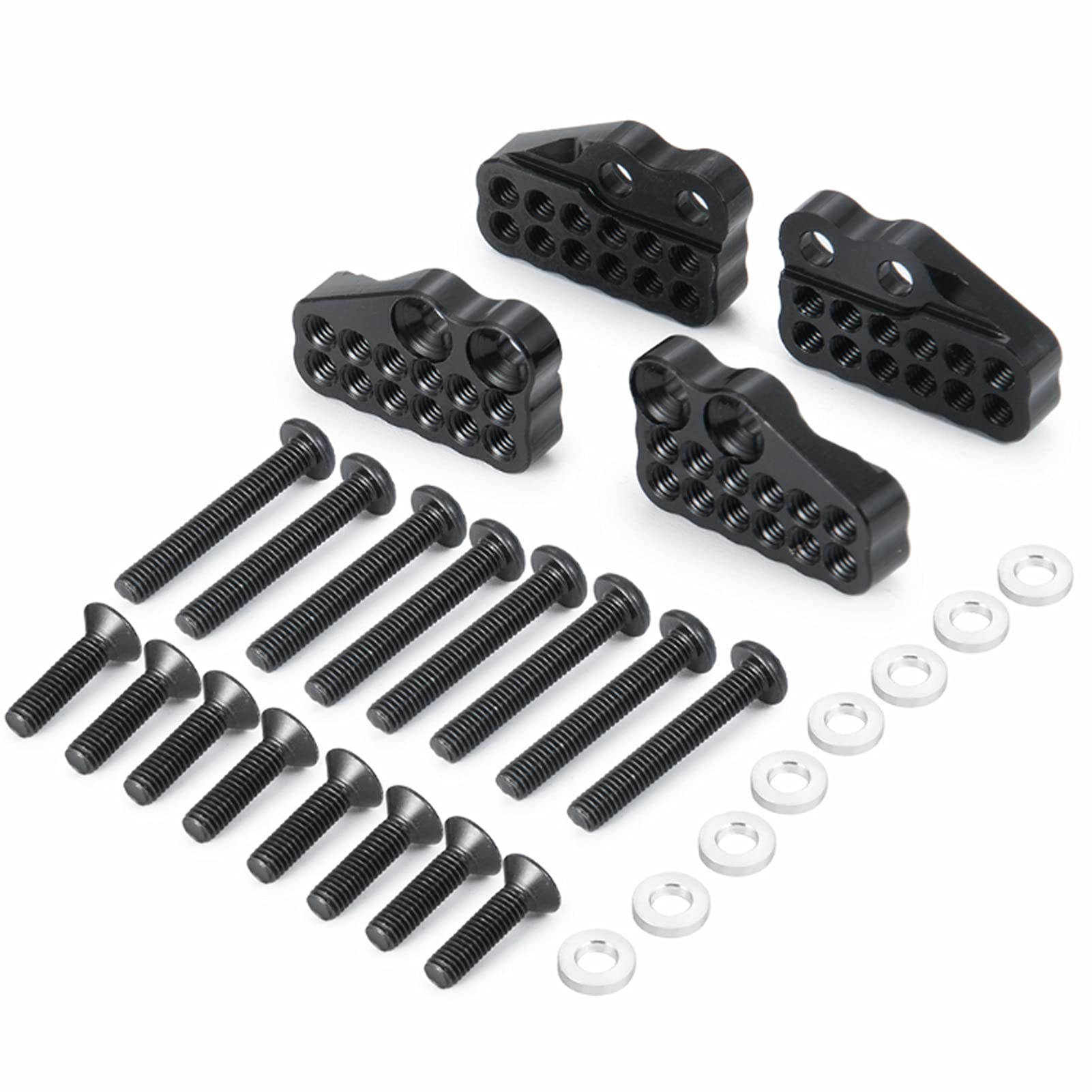 XIASABA 4PCS RC 1/10 Aluminiumlegierung Schockdämpfer Axial SCX10 III AXI03004 CAPRA 1/10 RC -Auto -Upgrade -Teile von XIASABA