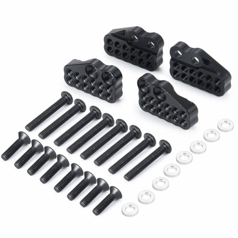 XIASABA 4PCS RC 1/10 Aluminiumlegierung Schockdämpfer Axial SCX10 III AXI03004 CAPRA 1/10 RC -Auto -Upgrade -Teile von XIASABA