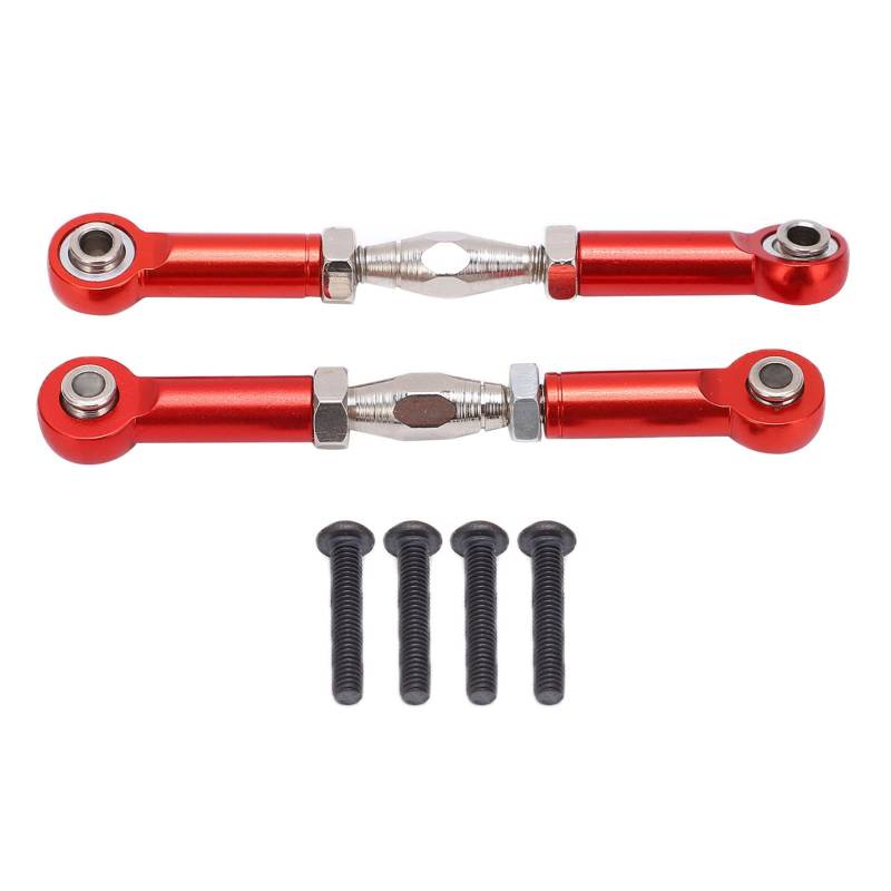 XIASABA ALUMINUM -Legierung starke robuste RC -Autozubehör für 1/7 Fernbedienungsauto 2,7 -Zoll -Arme rot (Rot) von XIASABA