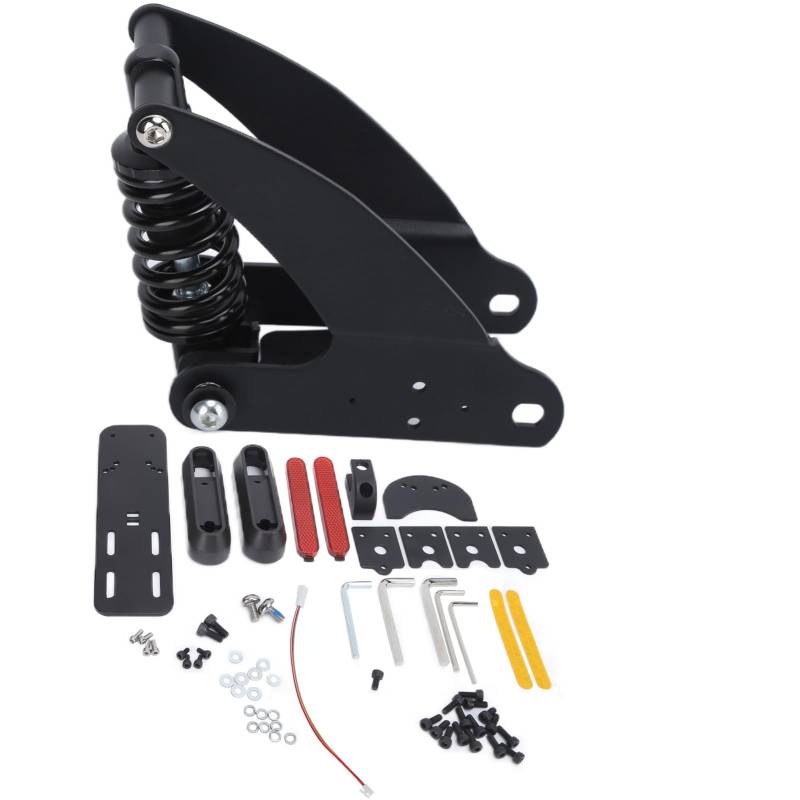 XIASABA Electric Scooter Rear Suspension Shock Absorption Part Scooter Accessories for ES2 ES4 ES5 Quality Stainless Steel High Density Spring Thickened Front for Comfortable von XIASABA