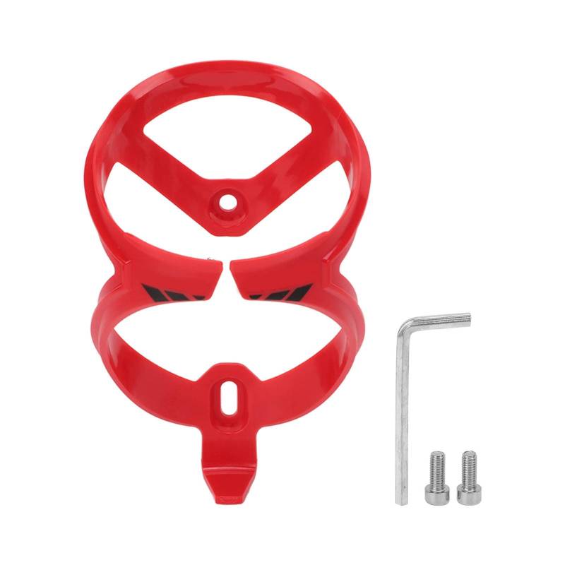 XIASABA -Fahrradwasserflaschenhalter Polycarbonat Sitzpflegel Wasserflaschenhalter Adapter für Lange Reiten dunkelblau im Freien (Red) von XIASABA