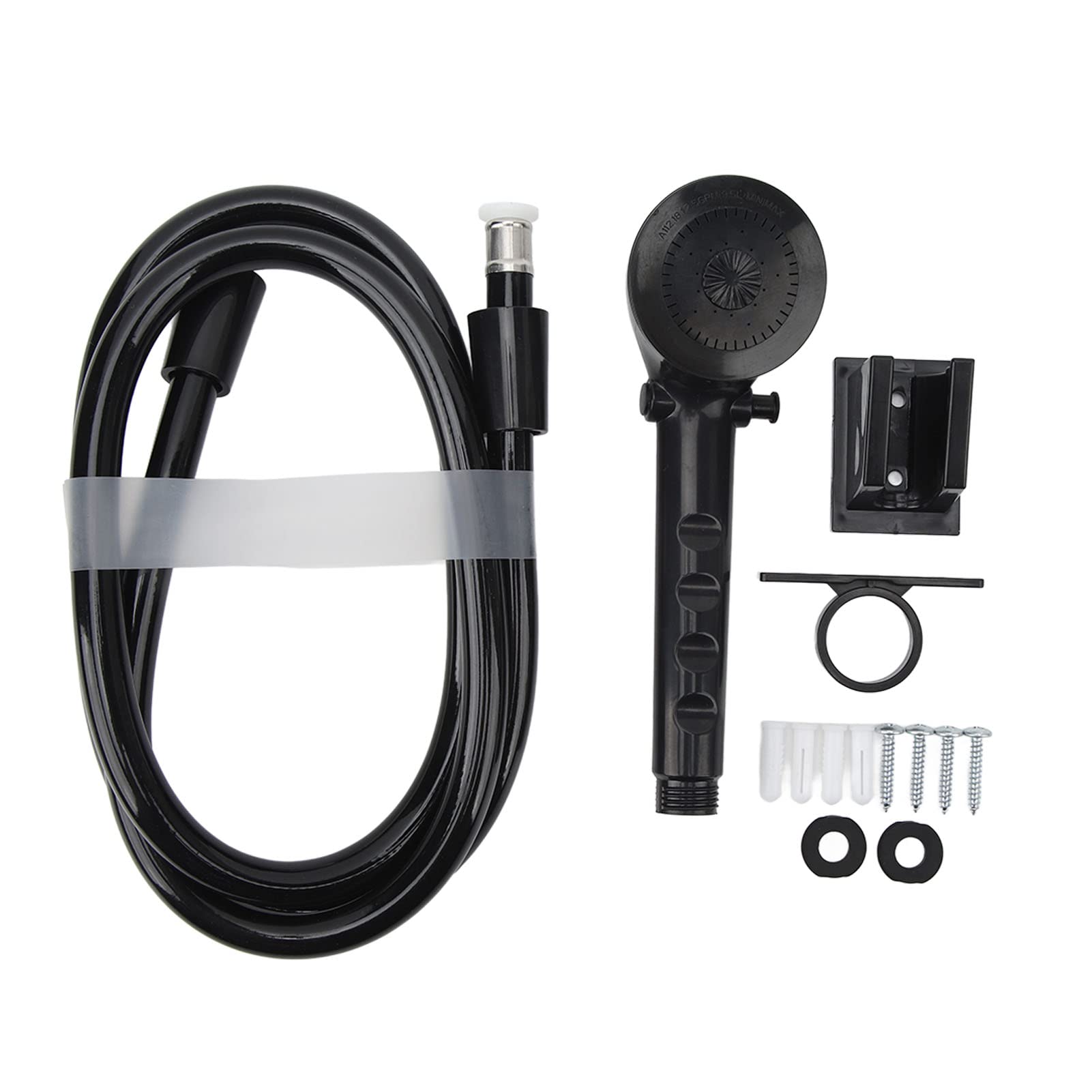 XIASABA Hand Held Shower Set with (Black) von XIASABA