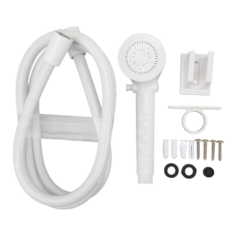 XIASABA Hand Held Shower Set with (White) von XIASABA
