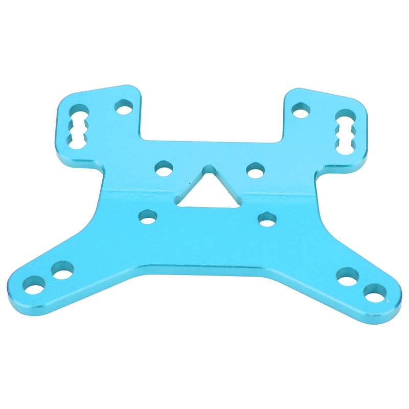 XIASABA Hintere Stoßdämpferplatte, Dämpfungsplatte, passend für Wltoys 144001 1/14 RC-Auto-Upgrade-Zubehör (Blau b) von XIASABA