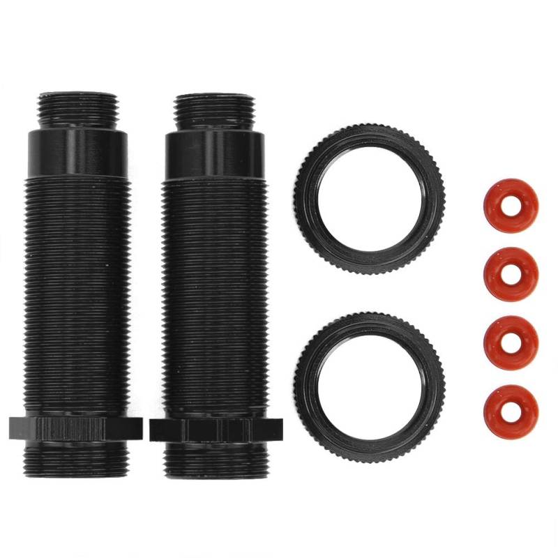 XIASABA Hinterer Stoßdämpferkörper mit Regulierungsring für TRXXAS SLASH 2WD Upgrade-Zubehör R3766ABL Schwarz (Bl schwarz) von XIASABA