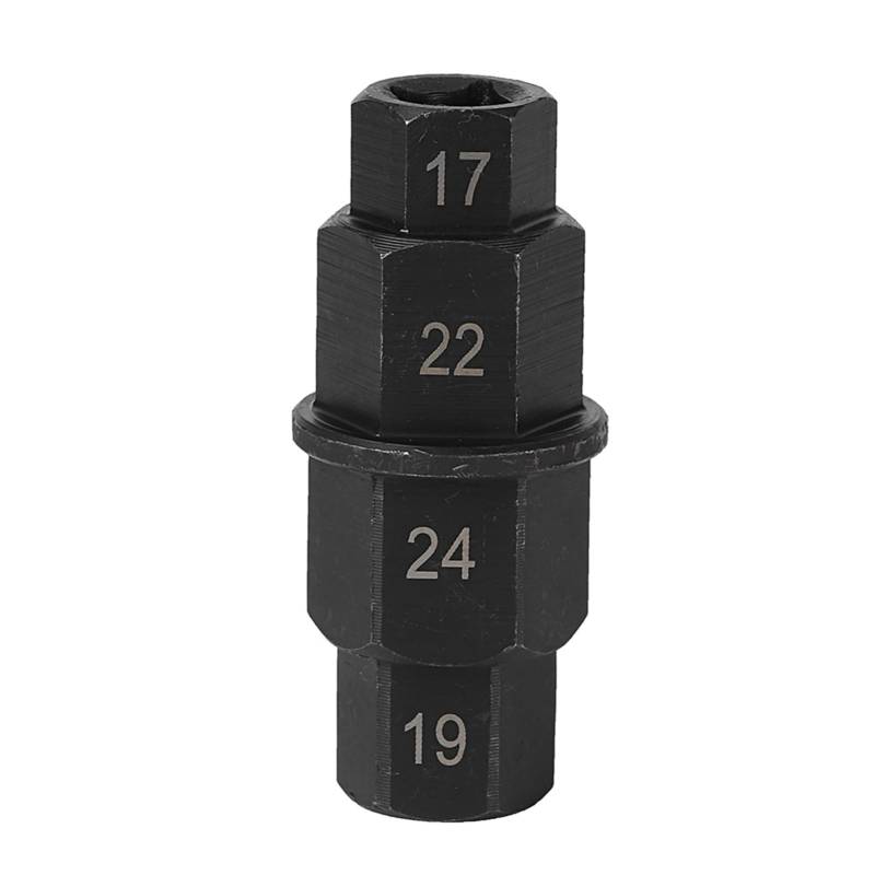 XIASABA Premium Reifen -Spindelscheibenschlüsselreparaturwerkzeug ideal für 17 mm 19 mm 22 mm 24 mm vordere Achse verschiedener Motorräder von XIASABA