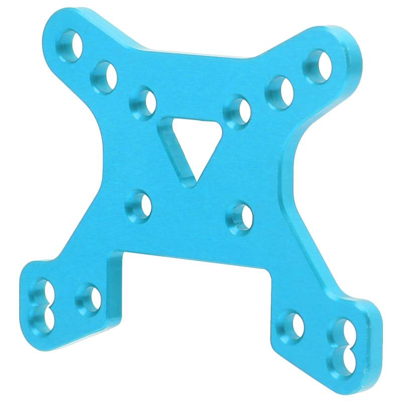 XIASABA vordere Stoßdämpfer -Board -Dämpfungsplatte für Wltoys 144001 1/14 RC Car Spareteile Gold y (Blau b) von XIASABA