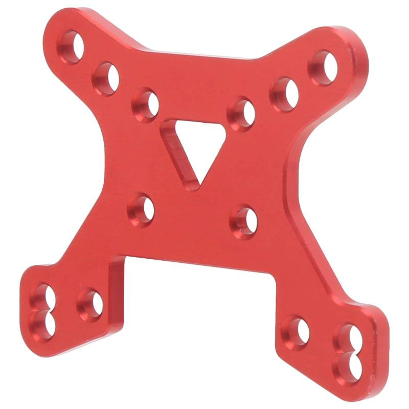 XIASABA vordere Stoßdämpfer -Board -Dämpfungsplatte für Wltoys 144001 1/14 RC Car Spareteile Gold y (Rot r) von XIASABA