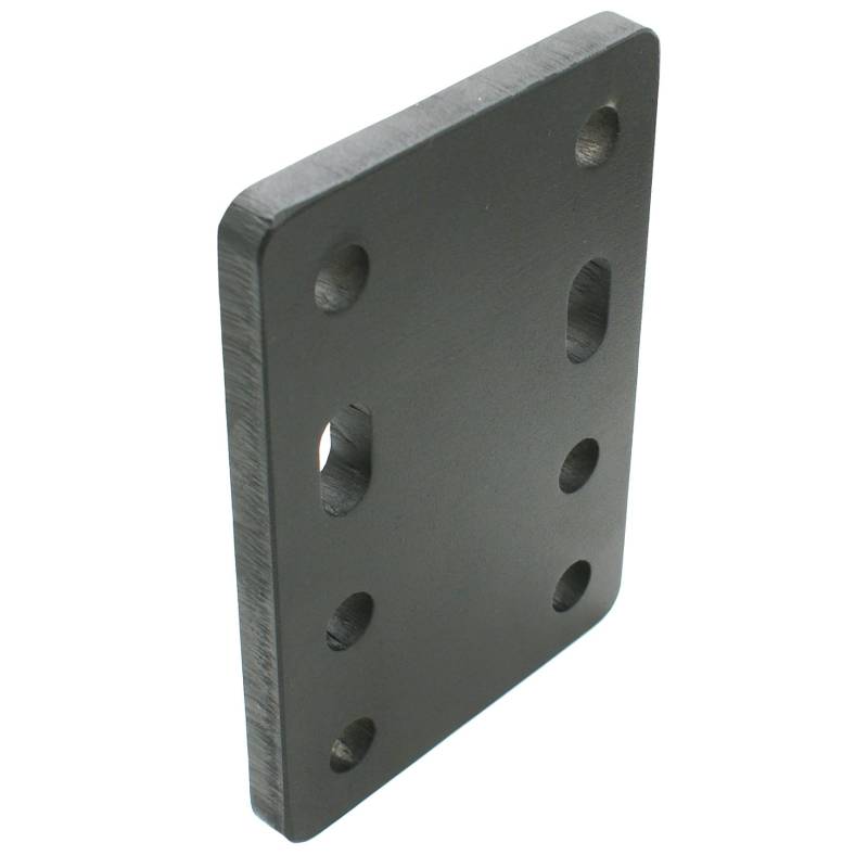 XIMPLIO Universelle Adapterplatte zur Höhenverstellung für 2-Loch 90mm AHK-Bock Flanschkugeln (4x45mm ohne Schraubenset, für 2 Loch 90mm AHK-Bock) von XIMPLIO
