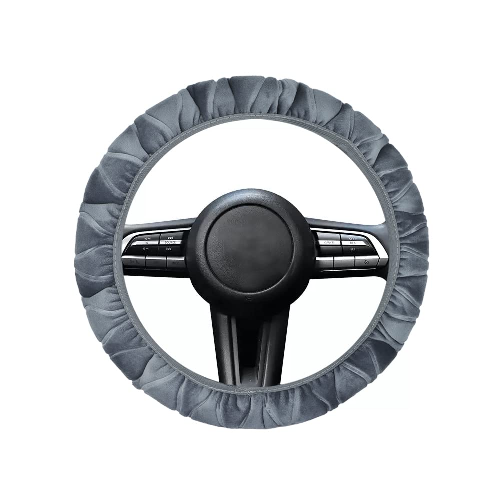 Lenkradbezug Auto Lenkrad Abdeckung Universal 37-39cm Lenkradhülle Anti Rutsch Autozubehör Innenraum Sommer Winter Lenkradschutz Plüsch Lenkradschoner Heavy Duty Lenkradabdeckung Lenkradbezug Auto Lenkrad Abdeckung Universal 37-39cm Lenkradhülle Anti Rutsch Autozubehör Innenraum Sommer Winter Lenkradschutz Plüsch Lenkradschoner Heavy Duty Lenkradabdeckung von XINCHI