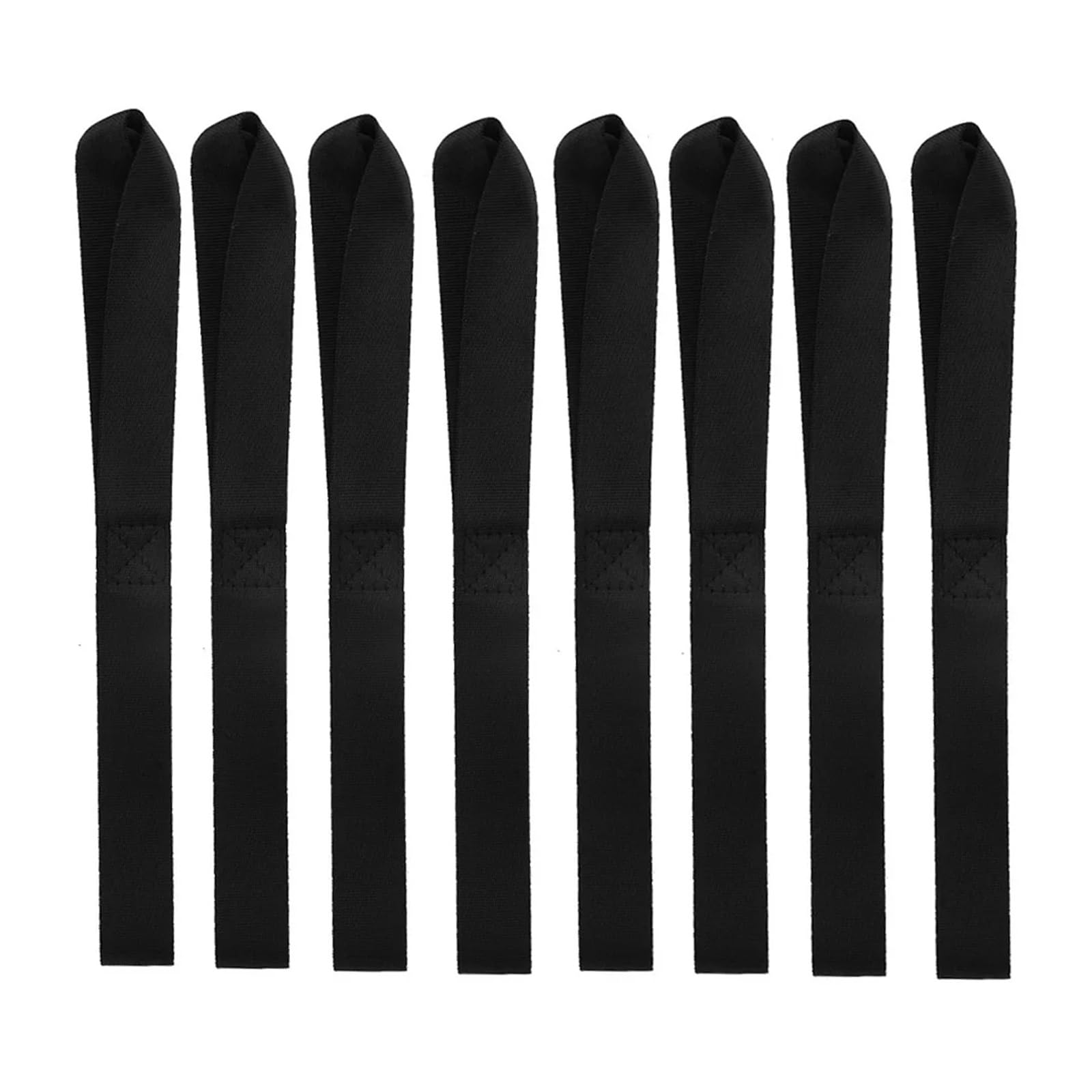 Ratschengurte 13x1 Zoll Zurrgurt Leicht zu installierende Personen Soft Loop 8er-Pack Autoelemente zur Sicherung von ATV-Motorrädern zur schnellen Befestigung(Black 2Batteries) von XINFULI