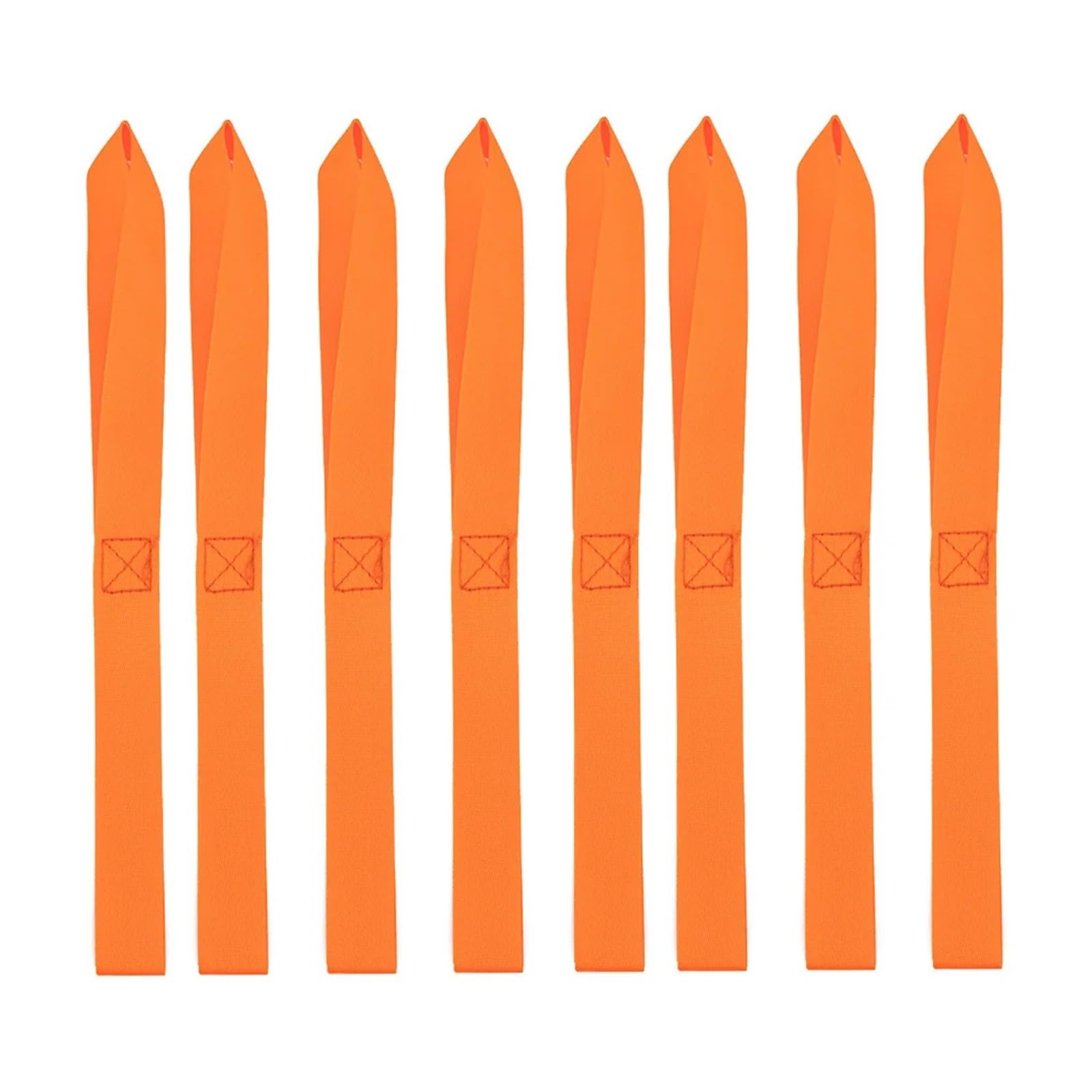 Ratschengurte 13x1 Zoll Zurrgurt Leicht zu installierende Personen Soft Loop 8er-Pack Autoelemente zur Sicherung von ATV-Motorrädern zur schnellen Befestigung(Orange) von XINFULI