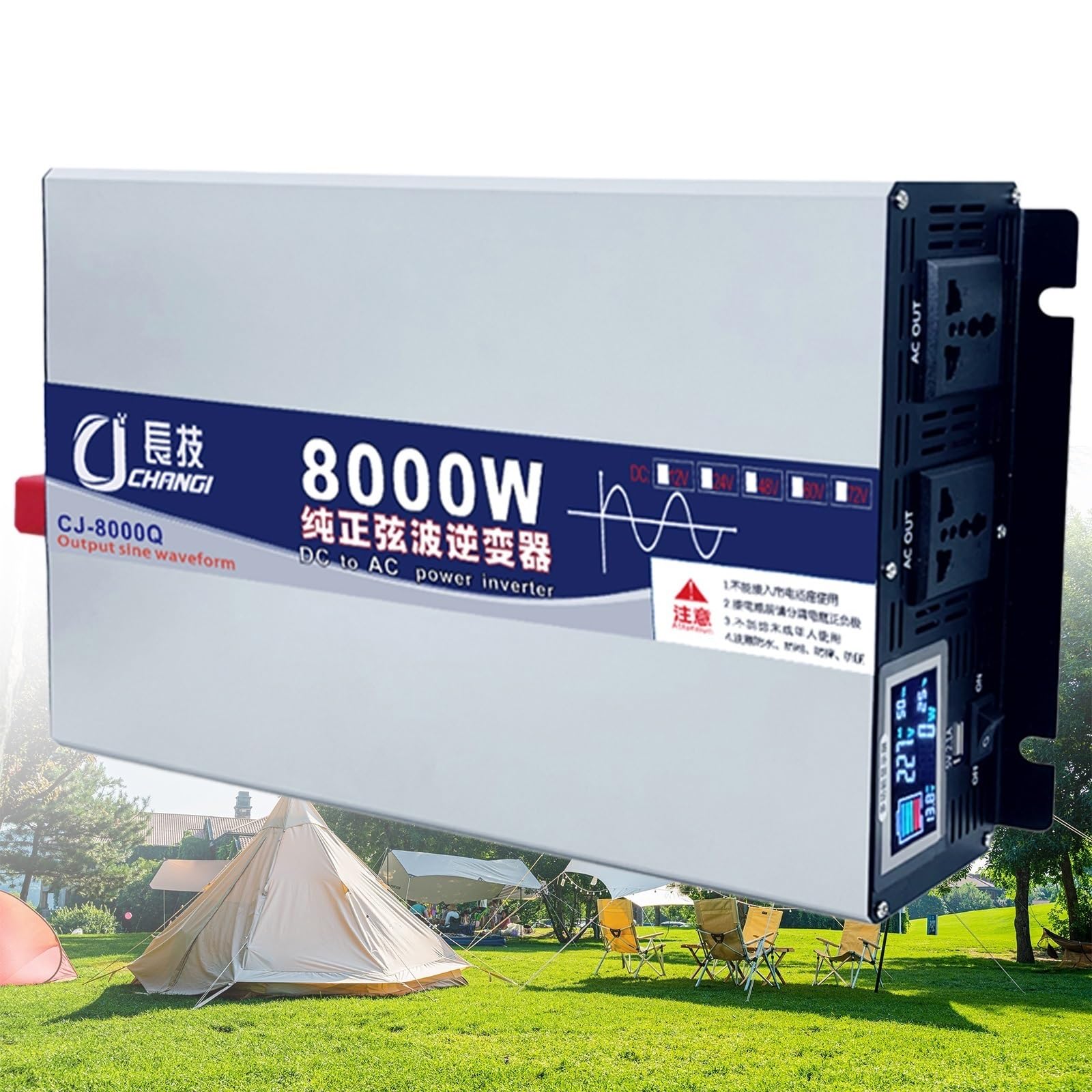 3500W 5000W 5500W 6000W 8000W Reiner Sinus KFZ Wechselrichter DC 12V 24V 48V 60V 72V to AC 230V Spannungswandler Pure Sine Wave Power Inverter Konverter Voltage Converter Adapter Transformator(8000W,7 3500W 5000W 5500W 6000W 8000W Reiner Sinus KFZ Wechselrichter DC 12V 24V 48V 60V 72V to AC 230V Spannungswandler Pure Sine Wave Power Inverter Konverter Voltage Converter Adapter Transformator(8000W,7 von XINGSHANG