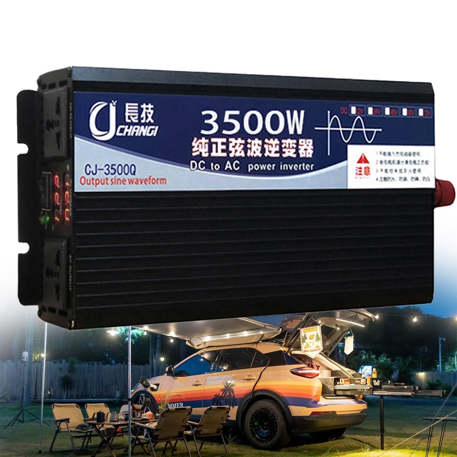 Auto Reiner Sinus Wechselrichter 3500W 5000W 5500W 6000W 8000W Pure Sine Wave Inverter Konverter Voltage KFZ Spannungswandler DC 12V 24V 48V 60V 72V auf 230V 240V AC für Auto Camping Kfz LKW(3500W,72V Auto Reiner Sinus Wechselrichter 3500W 5000W 5500W 6000W 8000W Pure Sine Wave Inverter Konverter Voltage KFZ Spannungswandler DC 12V 24V 48V 60V 72V auf 230V 240V AC für Auto Camping Kfz LKW(3500W,72V von XINGSHANG