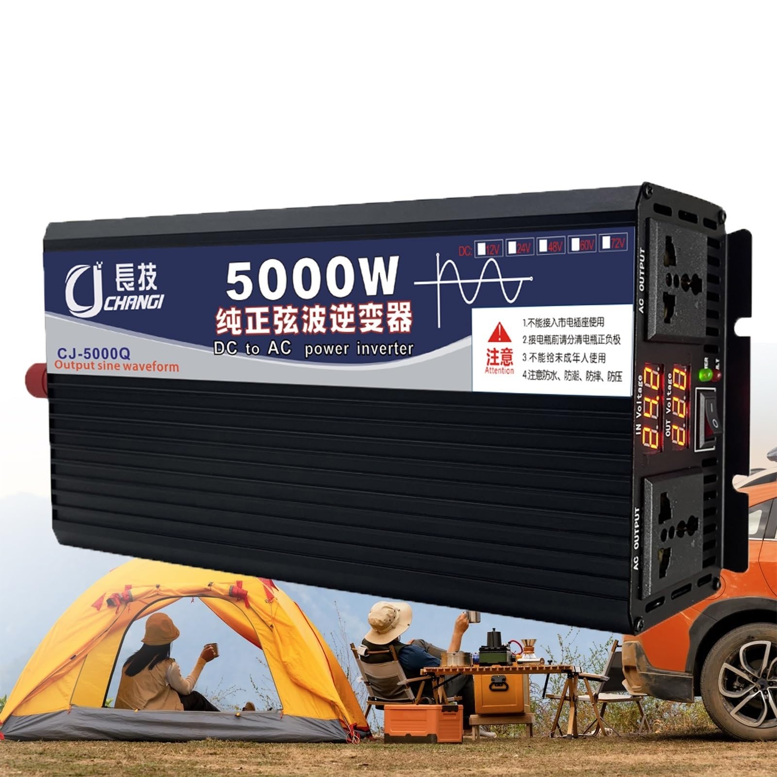 Reiner Sinus KFZ Wechselrichter 3500W 5000W 5500W 6000W 8000W Spannungswandler Transformator Konverter Wechselrichter DC 12V 24V 48V 60V 72V zu AC 220V 230V Power Inverter KFZ Konverter Auto(5000W,48V Reiner Sinus KFZ Wechselrichter 3500W 5000W 5500W 6000W 8000W Spannungswandler Transformator Konverter Wechselrichter DC 12V 24V 48V 60V 72V zu AC 220V 230V Power Inverter KFZ Konverter Auto(5000W,48V von XINGSHANG