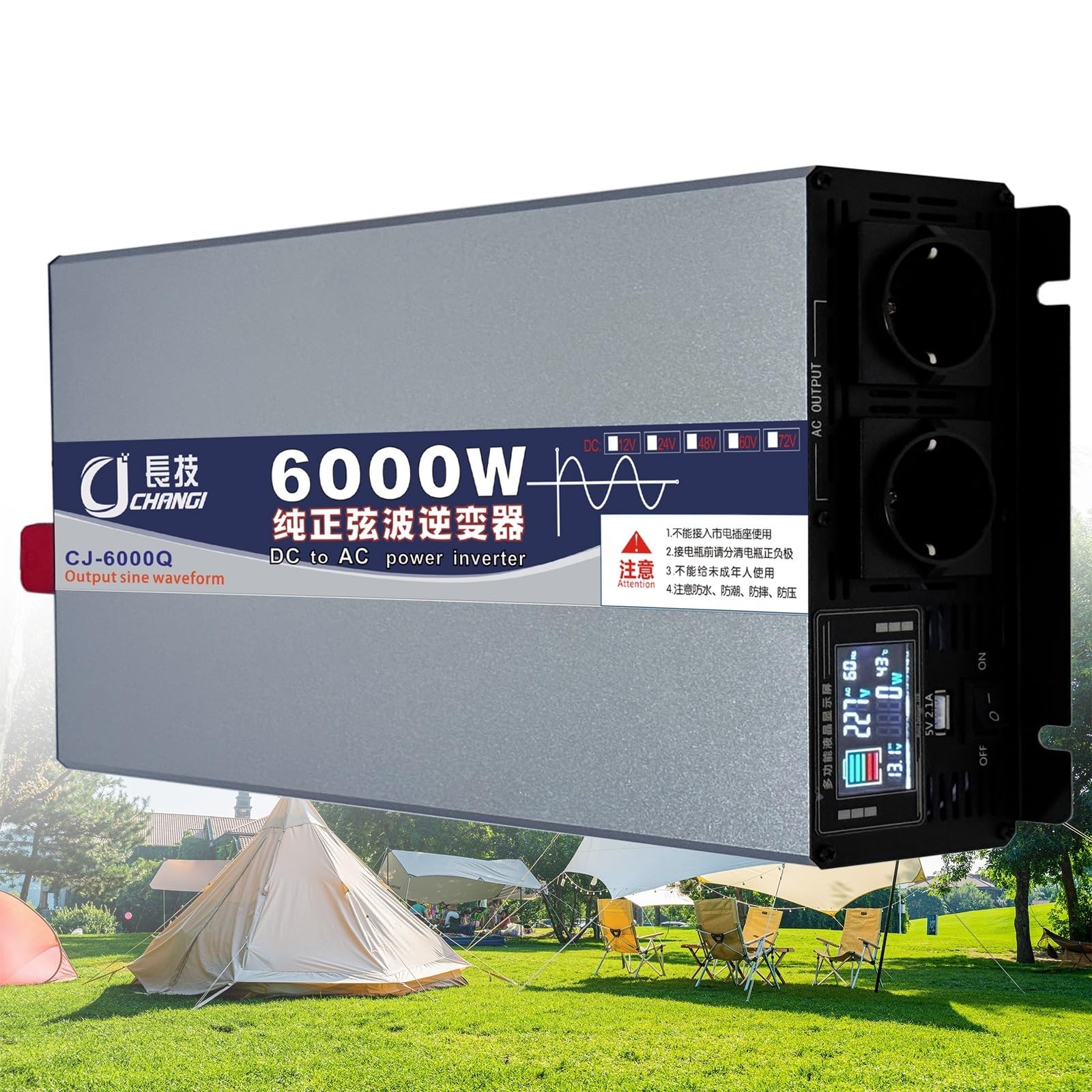Reiner Sinus Wechselrichter Spannungswandler 6000W 8000W Auto Pure Sine Wave Inverter 12V 24V 48V 60V 72V to AC 230V 240V Konverter Voltage Converter Umwandler Stromwandler Transformator(6000W,72Vto11 Reiner Sinus Wechselrichter Spannungswandler 6000W 8000W Auto Pure Sine Wave Inverter 12V 24V 48V 60V 72V to AC 230V 240V Konverter Voltage Converter Umwandler Stromwandler Transformator(6000W,72Vto11 von XINGSHANG