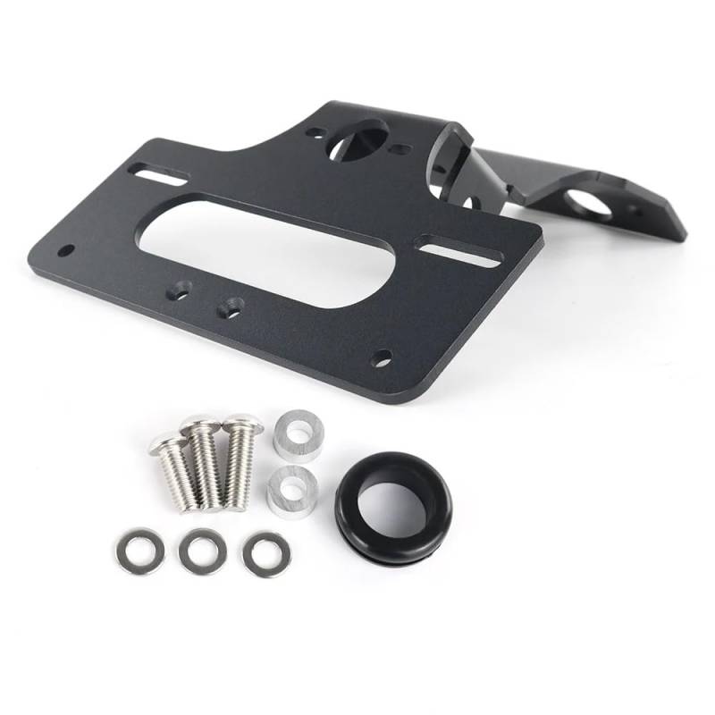 Kennzeichenhalter Motorrad Kompatibel Mit CRF300L Für CRF300 Für Rally Für CRF300RX Für CRF300RL 2021-2024 Roller Hinterer Kotflügel-Eliminierungssatz Plattenhalterhalterung(Without Reflector) von XINWELZ