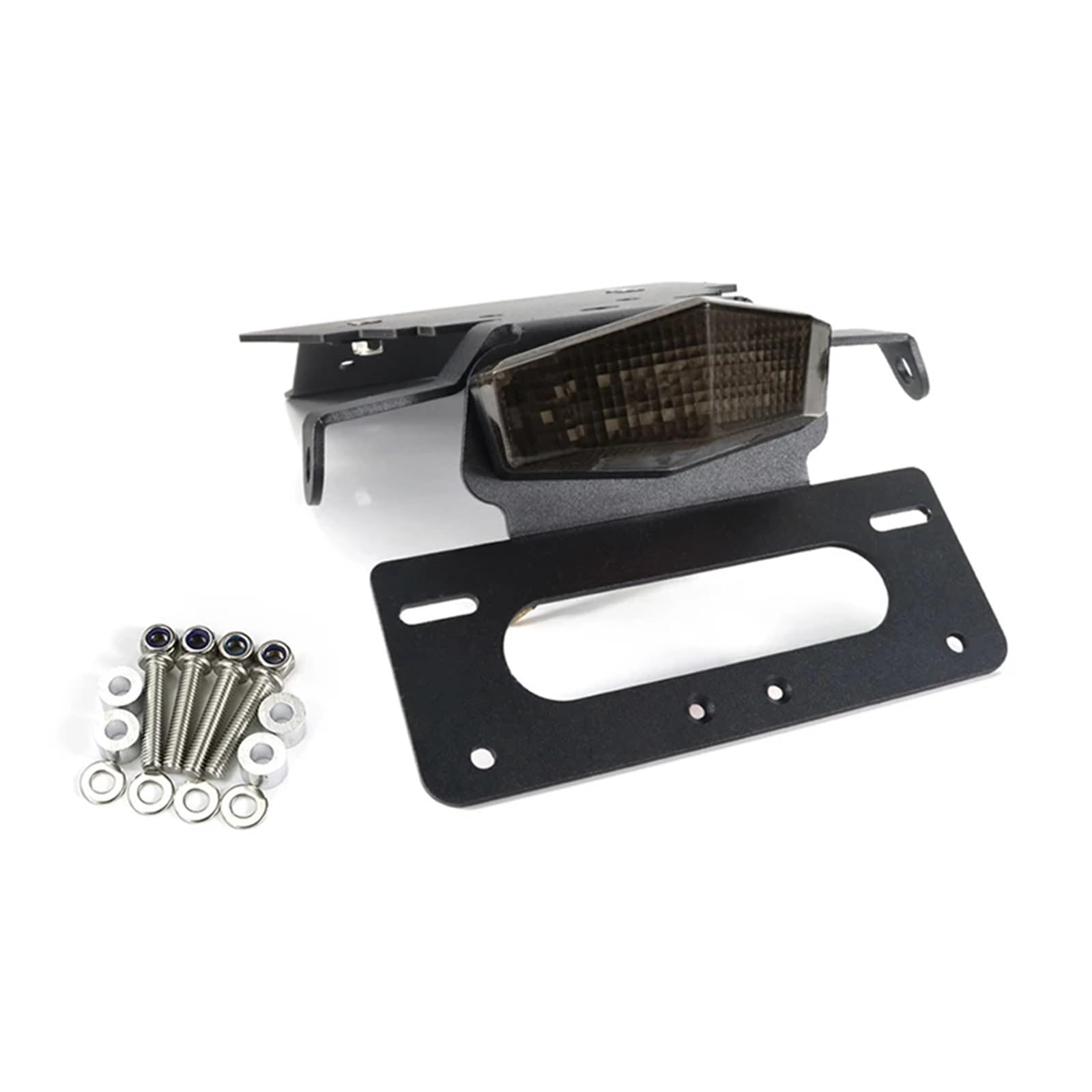 XINWELZ Kennzeichenhalter Motorrad Kompatibel Mit Bonneville Für T100 Für SE Für Scrambler Für Thruxton 2001-2015 Nummernschildhalter Hinterer Kotflügel-Eliminierungssatz(Black) von XINWELZ