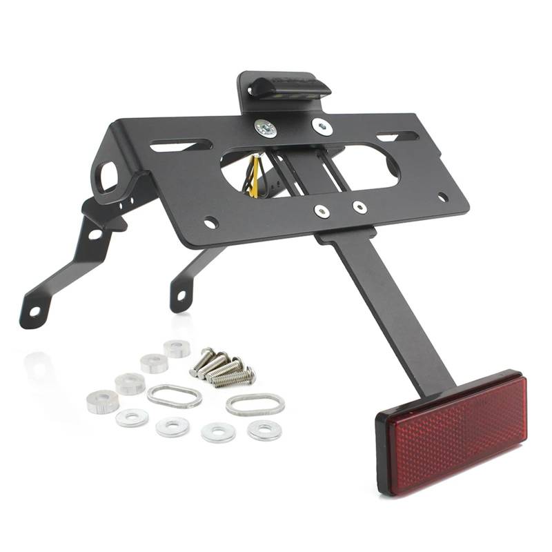 XINWELZ Kennzeichenhalter Motorrad Kompatibel Mit CB125R Für CB300R 2018-2024 Heckkotflügel-Eliminierungskit Motorrad-Kennzeichenhalterhalterung von XINWELZ
