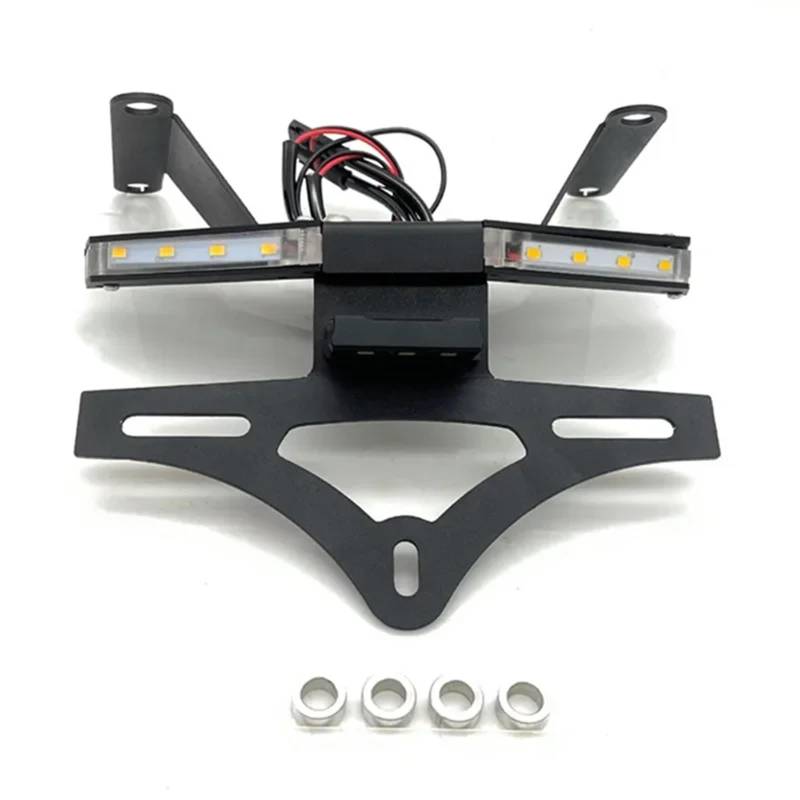 XINWELZ Kennzeichenhalter Motorrad Kompatibel Mit CBR650R Für CB650R 2019-2023 Motorradzubehör Heckklappe Kotflügel Kennzeichenhalter Ersatz von XINWELZ