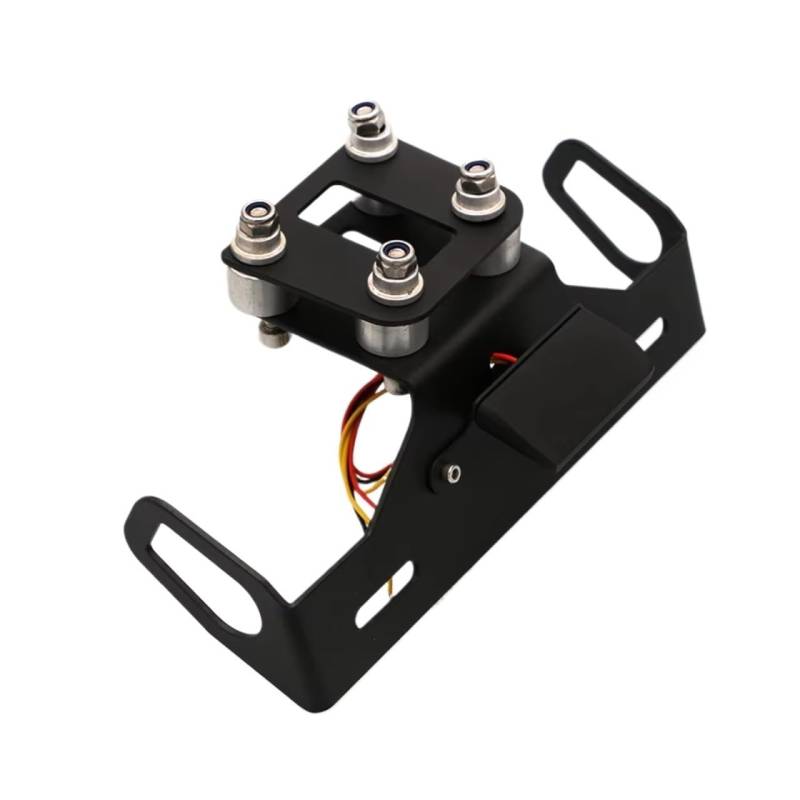 XINWELZ Kennzeichenhalter Motorrad Kompatibel Mit Für Z800 2013 2014 2015 2016 2017 2018. Motorrad-Kennzeichenhalter Für Eliminator-Zubehör.(Black 3) von XINWELZ