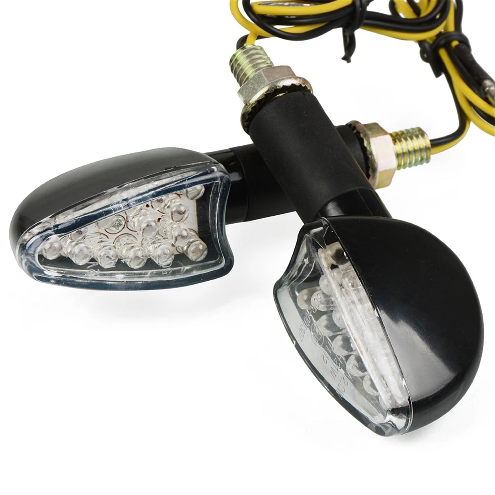 XINWELZ Kennzeichenhalter Motorrad Kompatibel Mit Für ZX10R 2005-2023 Roller Kennzeichenhalter Blinker Rücklicht Kotflügel Eliminator Ersatz(F Light) von XINWELZ