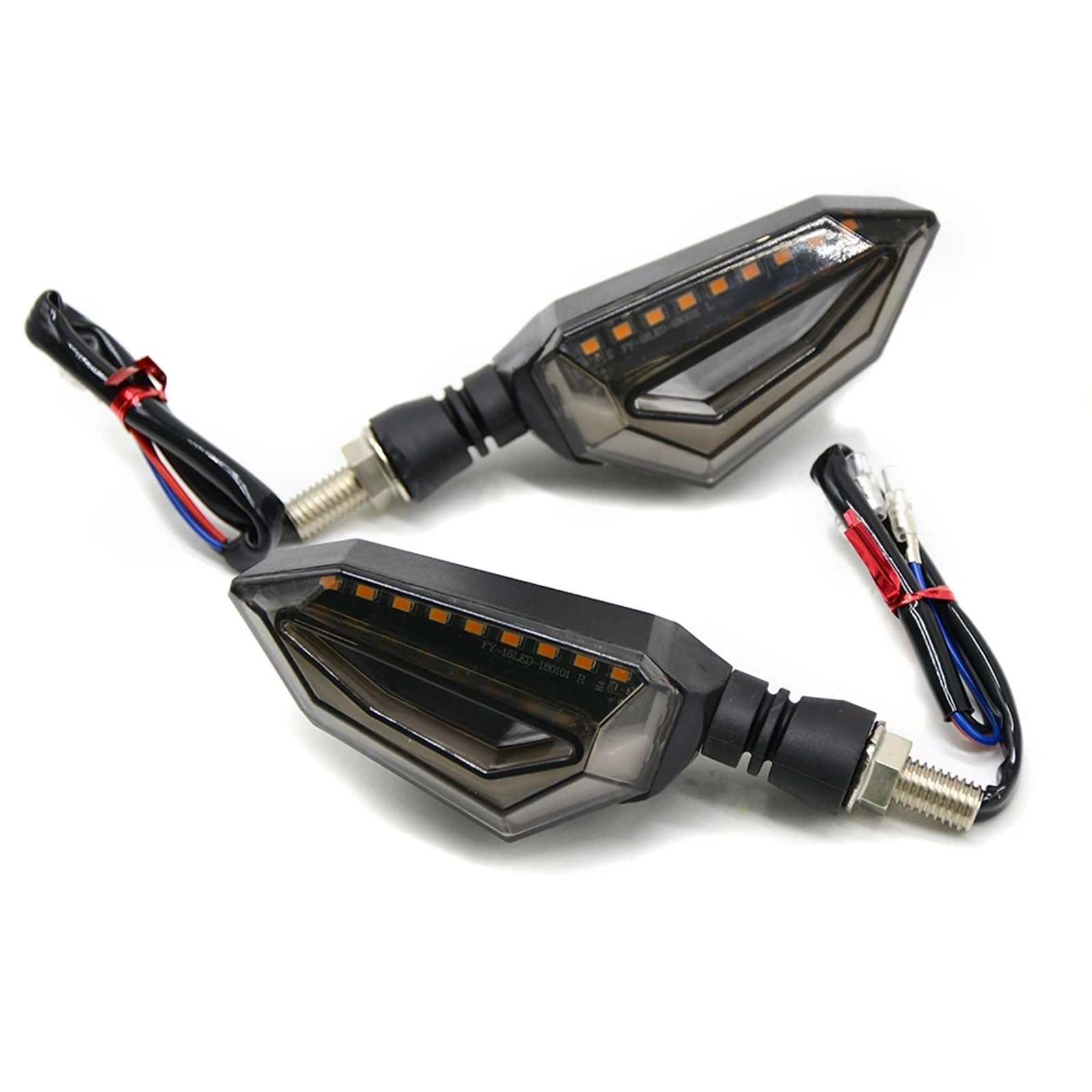 XINWELZ Kennzeichenhalter Motorrad Kompatibel Mit Für ZX10R 2005-2023 Roller Kennzeichenhalter Blinker Rücklicht Kotflügel Eliminator Ersatz(I Light) von XINWELZ