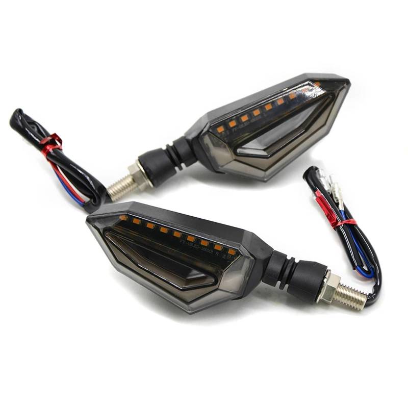 XINWELZ Kennzeichenhalter Motorrad Kompatibel Mit Für ZX10R 2005-2023 Roller Kennzeichenhalter Blinker Rücklicht Kotflügel Eliminator Ersatz(I Light) von XINWELZ